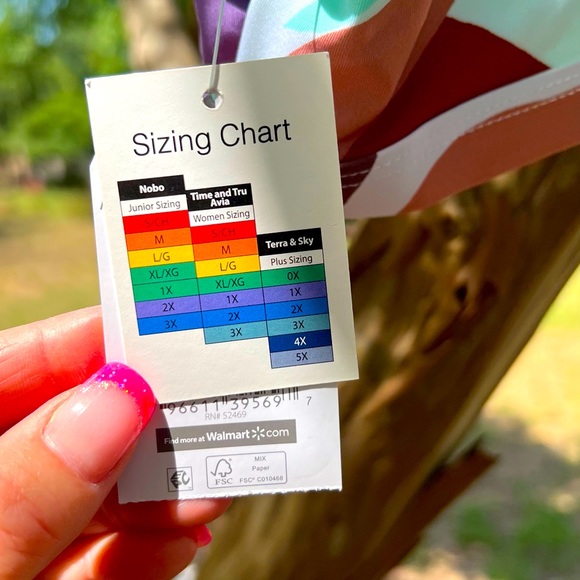 Time & Tru Floral Bikini Top - Picture 8 of 13